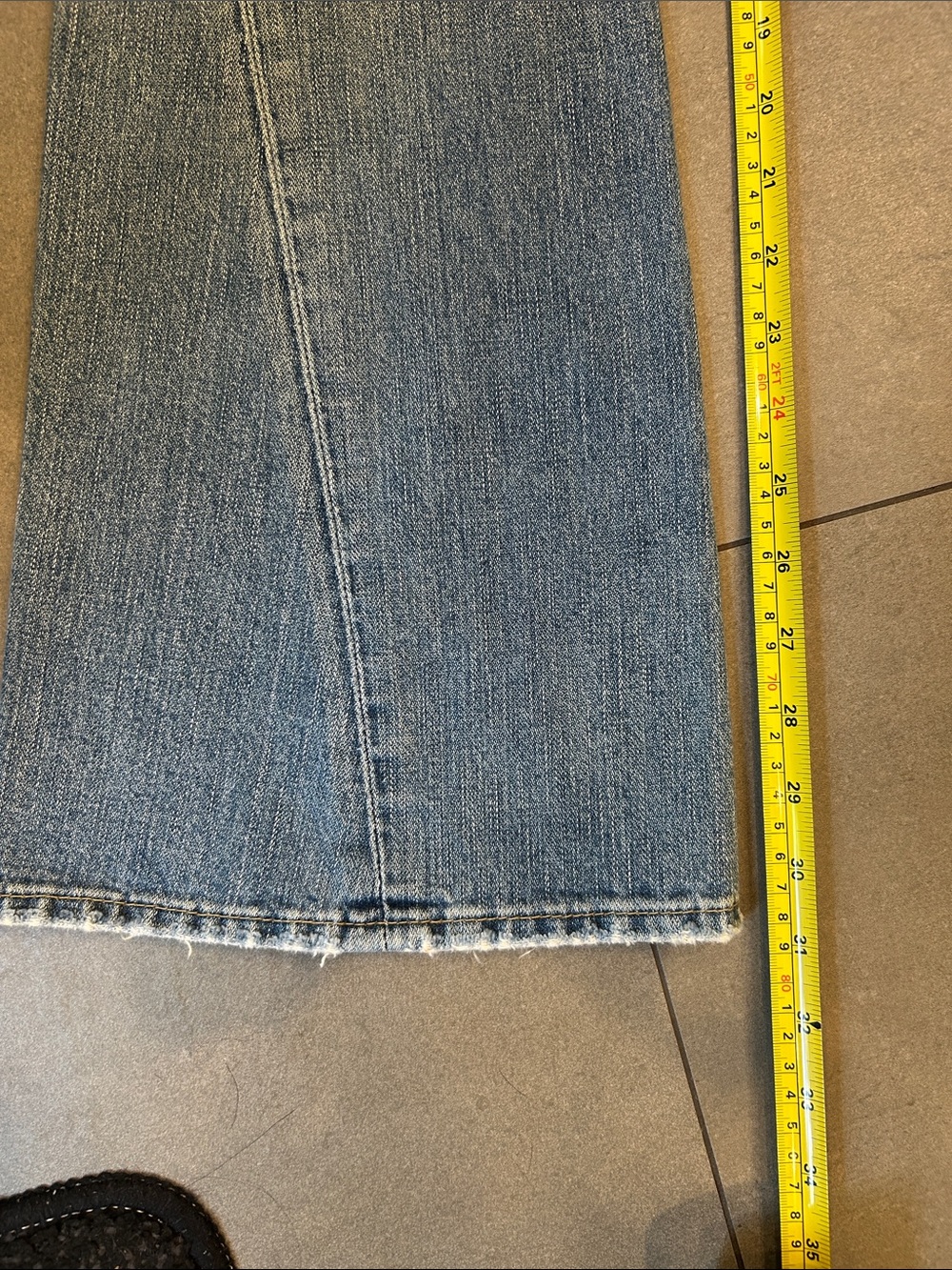True Religion Distressed, Flare ,Low Rise Joey Jeans - Picture 10 of 13